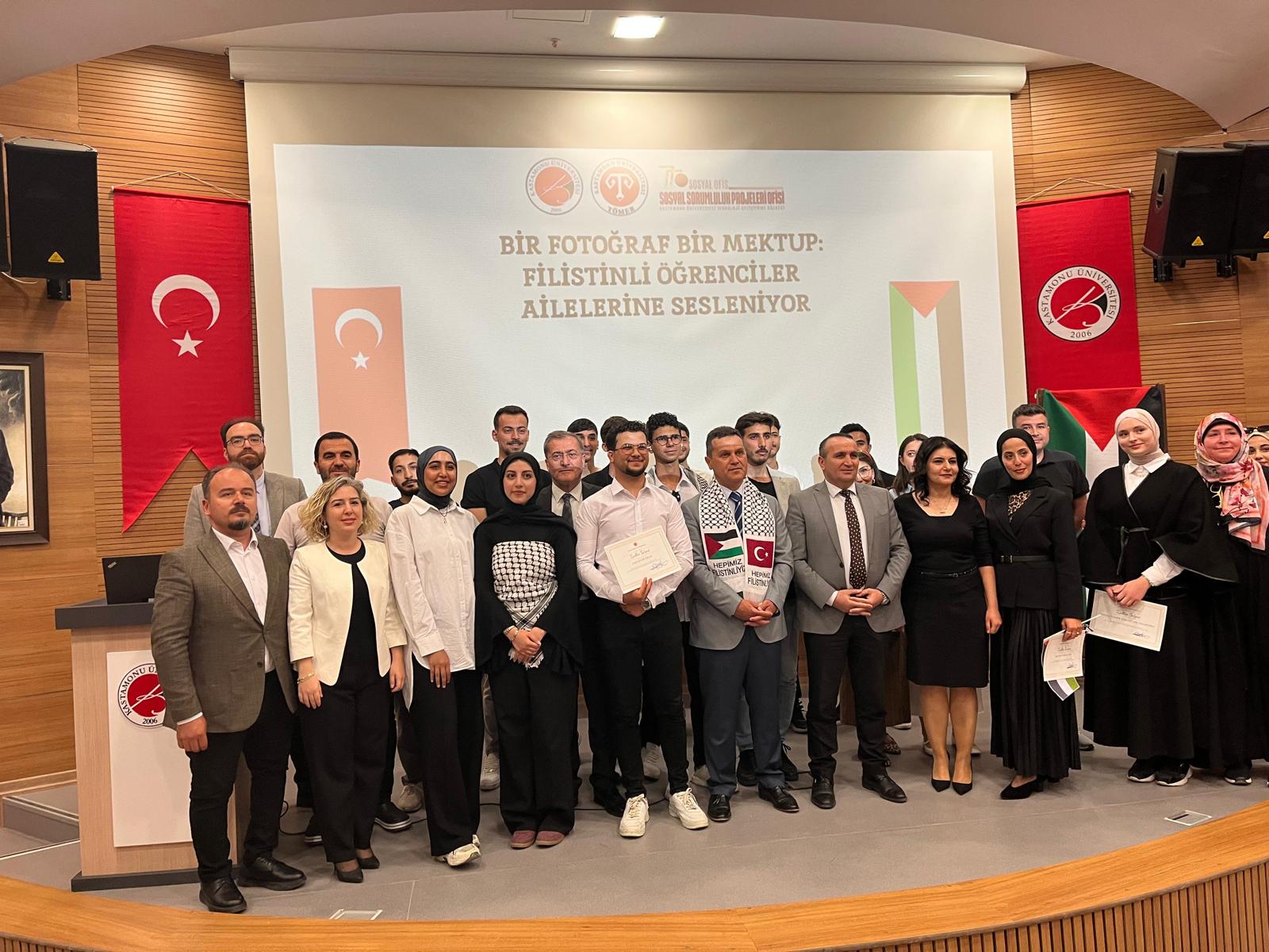 Kastamonu Üniversitesi TÖMER’den Anlamlı Proje: Filistinli Öğrenciler Ailelerine Seslendi